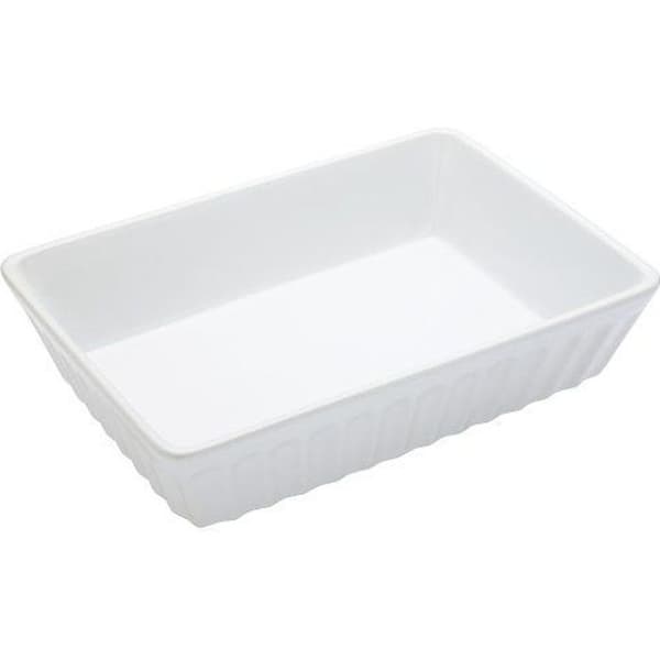 Lasagnefat - Kitchen Craft - Italian Collection - Keramik - 33 cm - Vit
