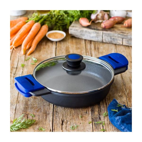BRA Advanced Casserole låg 24 cm, aluminium med non-stick, utan PFOA super förstärkt prestanda