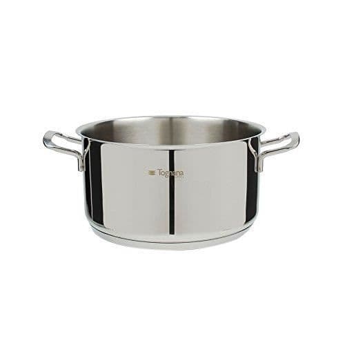Tognana Vanitosa kastrull 28 cm med 2 handtag, rostfritt stål, silver - V575818INSL