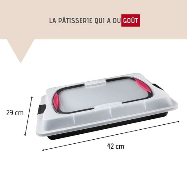 Ugnsform - ZENKER - 7903 - Rostfritt Stål - 42,5x29,5x7,5 cm - Transportabel