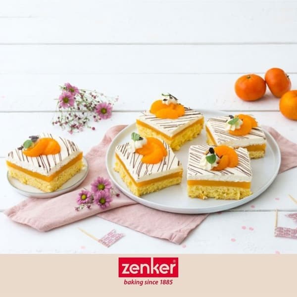 Ugnsform - ZENKER - 7903 - Rostfritt Stål - 42,5x29,5x7,5 cm - Transportabel