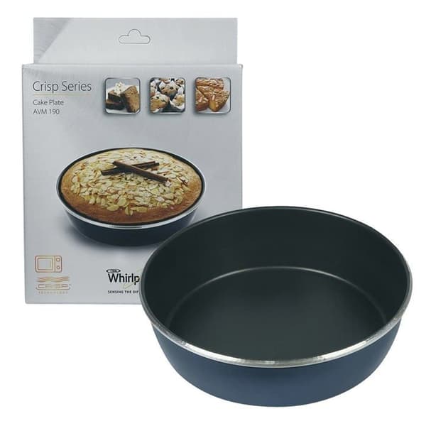 Whirlpool ugnsform Krispigt fat (mögel saknas) diam. 21 cm hög. 5,5cm avm190 mikrovågsugn max18