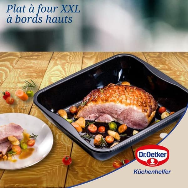 Plat à four XXL med höga kanter Dr Oetker Back-Idee Kreativ