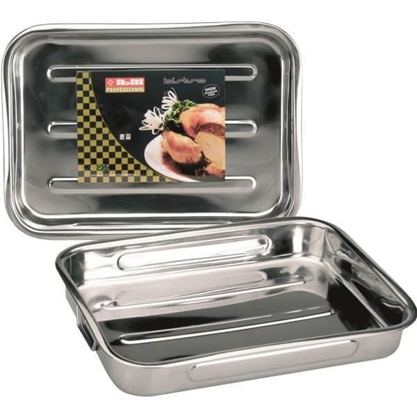 Ibili 651840 Rostfri stekpanna med fällbara handtag 40 cm Bistro