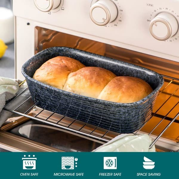 Vancasso ugnsform - BR-PRESTI-A02-UK - Prestige rektangulär ugnsform i stengods för lasagne, pizzor, kakor