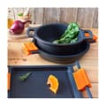 Miniatyrbild 6 av 6: Grillpanna i aluminium - Pinti - Effektiv - 45 cm - 12,5 l - Non-stick för induktion