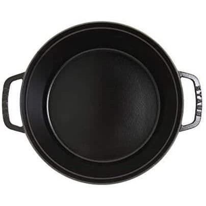 STAUB Round Cocotte 7 QT - Svart (Matt) 28 cm - 1102825