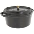 Miniatyrbild 4 av 4: STAUB Round Cocotte 7 QT - Svart (Matt) 28 cm - 1102825