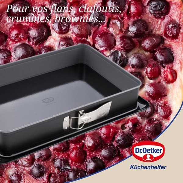 Kakform och ugnsform - Dr Oetker - Bak-Idee Kreativ - Rektangulär - Rostfritt stål - 38 x 25 x 7 cm