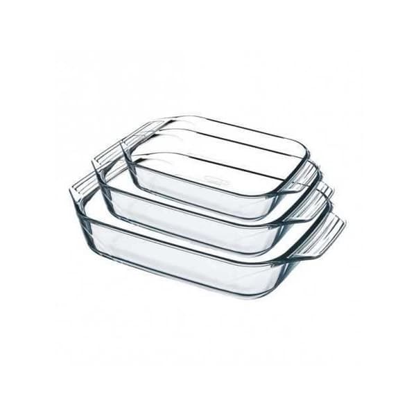 Pyrex - Pyrex Ugnsbakningsset genomskinligt borosilikatglas (3 st)