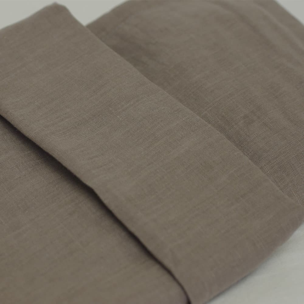 NG Baby Bed set Mood Earth brown 100 % linen duvet cover cot