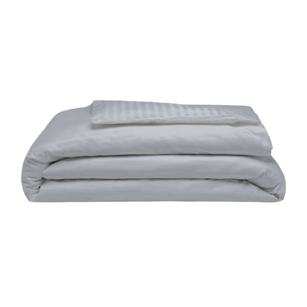 Belledorm 540 Thread Count Satin Stripe Duvet Cover Set