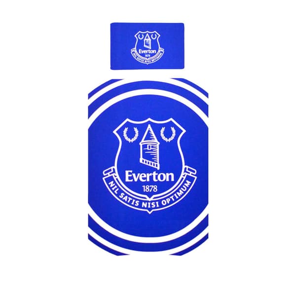 Everton FC Reversible Pulse Duvet Set Blue Double