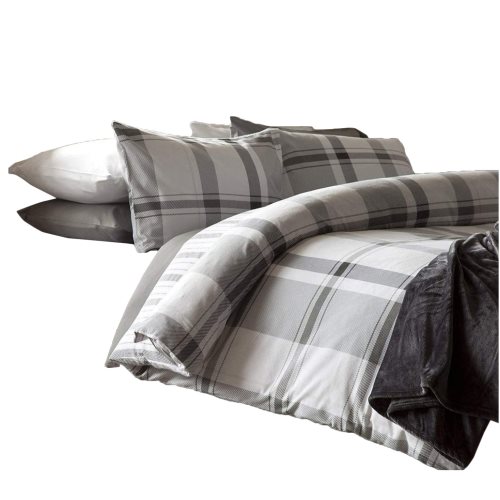 Bild av Belledorm Boston Check Duvet Cover Set