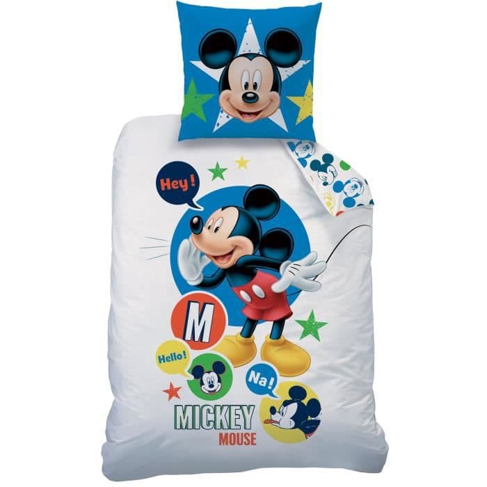 MICKEY bomuldsduvet sæt 140 x 200 cm