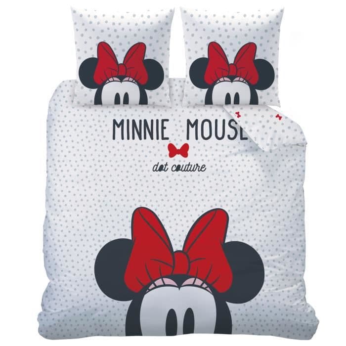MINNIE dynebetræk + 2 puderhul - 240 x 220 cm - prikkerne