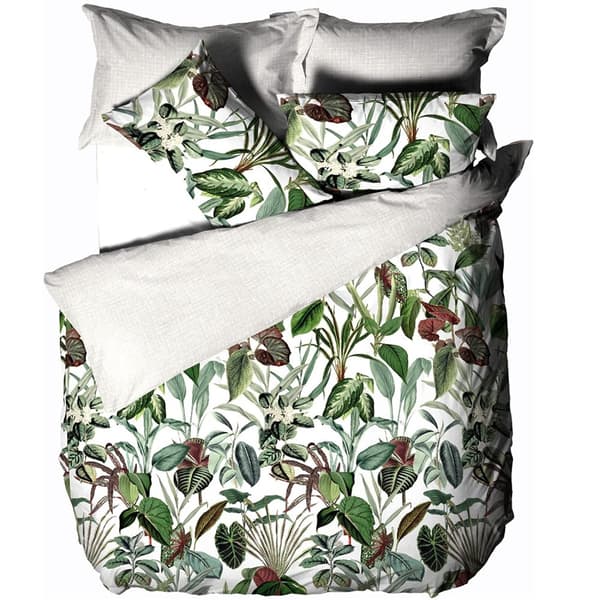 Linen House Wonderplant Duvet Cover Set Multicoloured Double