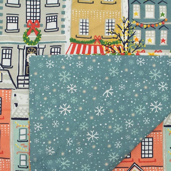 Furn Festive Christmas Town Duvet Cover Set