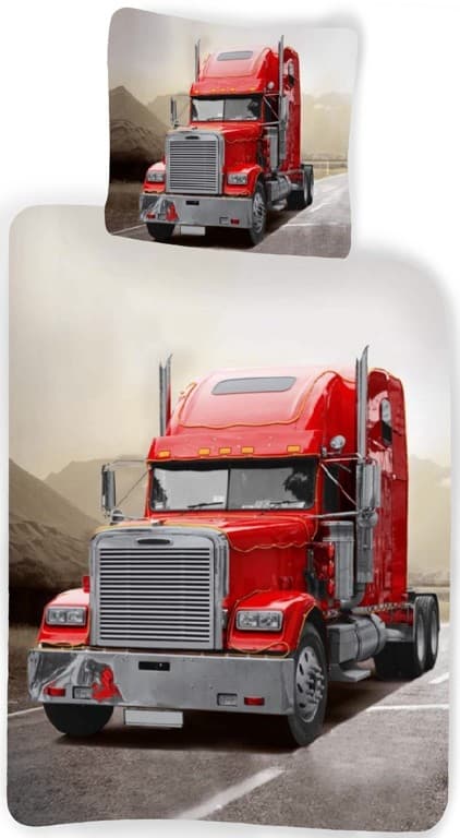Junior Sengetøy - Truck - 100x140 cm - 100% bomull