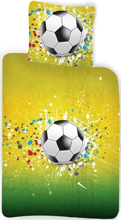 Junior Sengetøy med Fotball - 100x140 cm - 100% bomull