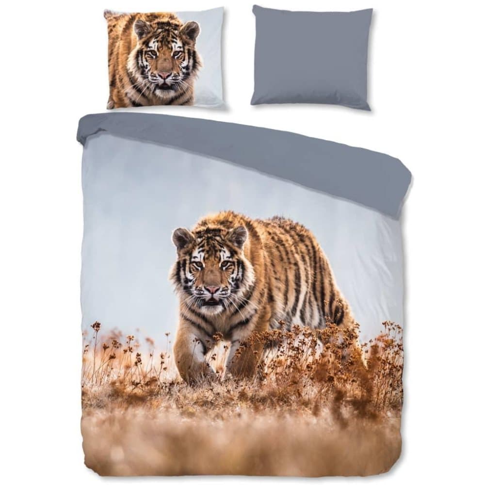 Good Morning sengetøj TIGER 200x200 cm flerfarvet