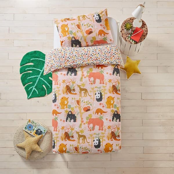 Little Furn Childrens/Kids Endangered Safari Duvet Cover Set