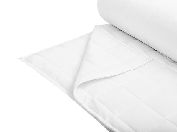 Dyne Hvid Polyesterblanding 220 x 240 cm Knappet Quiltet