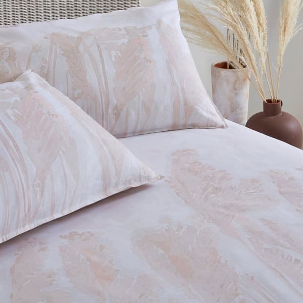 The Linen Yard Pampas Cotton Washed Duvet Cover Set