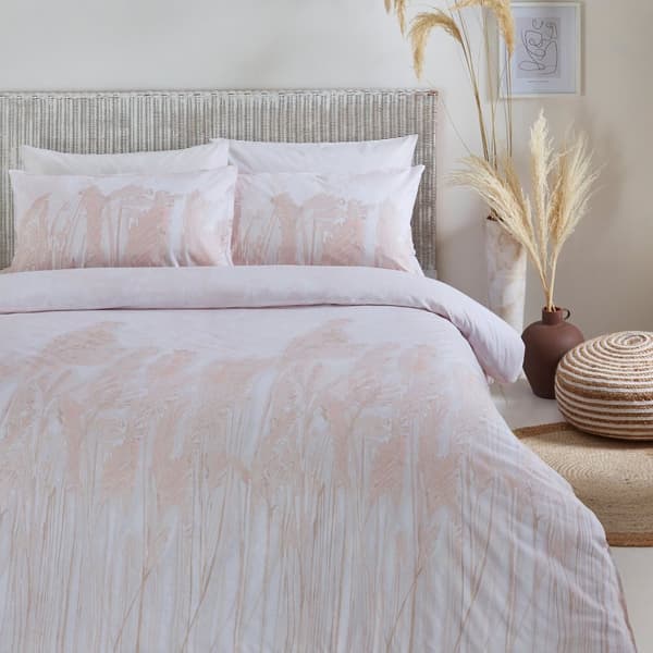 The Linen Yard Pampas Cotton Washed Duvet Cover Set