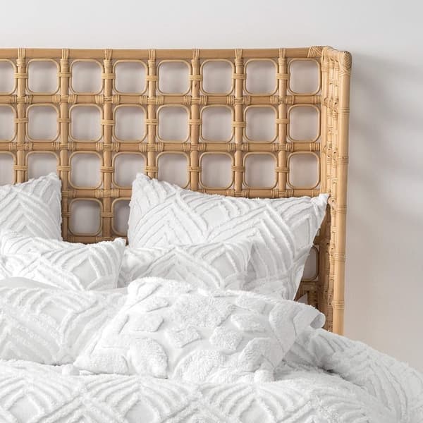 Linen House Palm Springs Chenille Ogee Duvet Cover Set