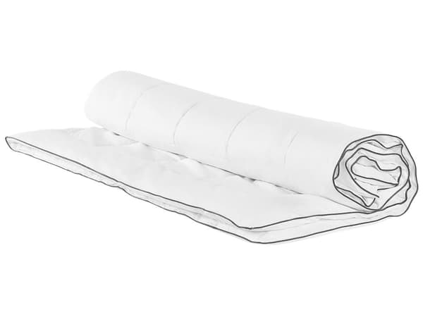 Peitto valkoinen 200 x 220 cm japara-puuvillapäällinen mikrokuitutäyte 2 hlö konepestävä 10 TOG