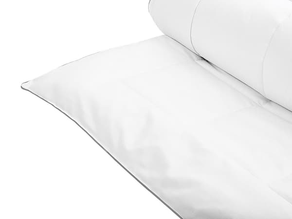 Peitto valkoinen 200 x 220 cm japara-puuvillapäällinen mikrokuitutäyte 2 hlö konepestävä 10 TOG