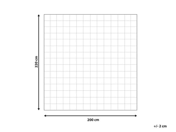 Peitto puuvilla polyesteri 200 x 220 cm allergiaystävällinen konepestävä