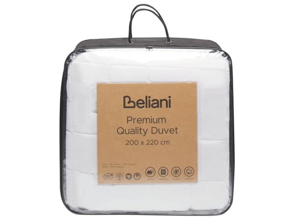Peitto puuvilla polyesteri 200 x 220 cm allergiaystävällinen konepestävä