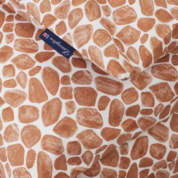 Lexington Printed Giraffe Organiskt Bomull Sateen Påslakan