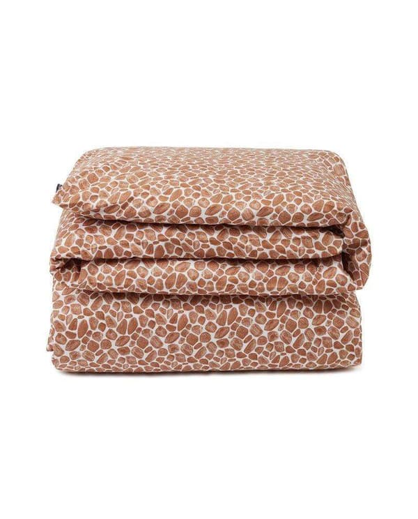 Lexington Printed Giraffe Organiskt Bomull Sateen Påslakan