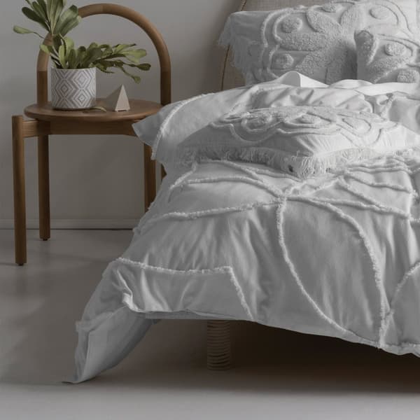 Linen House Manisha Tufted Duvet Cover Set