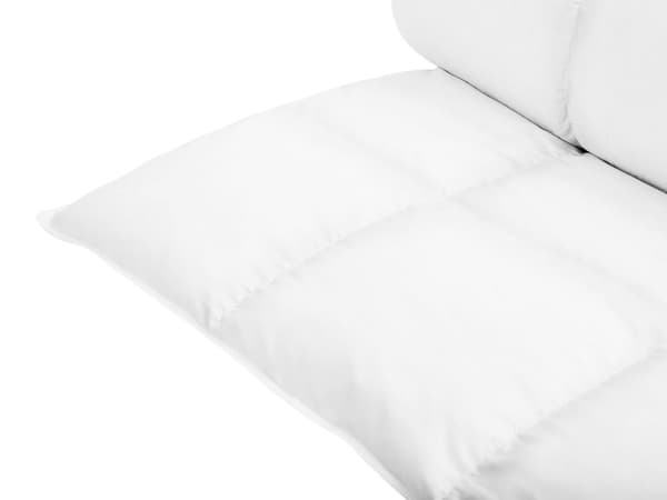 Duntäcke Vit Japara Bomull Enkel Storlek 155 x 200 cm Dunfyllning Quiltad Sängkläder Sovrum