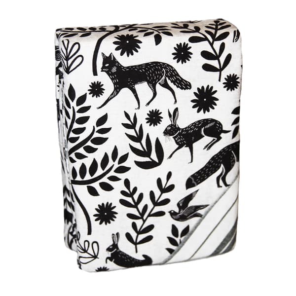 Furn Skandi Woodland Duvet Cover Set Coal Double