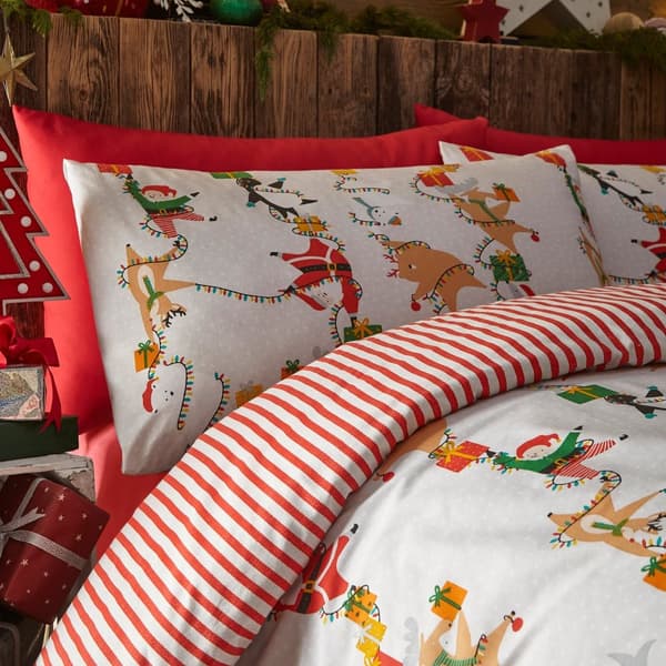 Furn Santas Workshop Christmas Duvet Cover Set