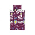 Miniatyrbillede 2 af 2: Aston Villa FC Patchwork-sæt med dynebetræk