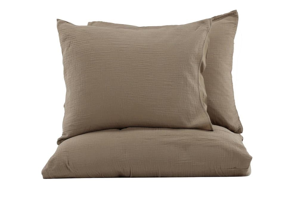 PORTORCHARD Bäddset 2-Dels 220x240/50x60 cm Brun
