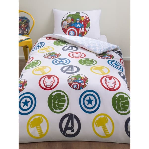 Marvel Avengers Påslakan med logotyp