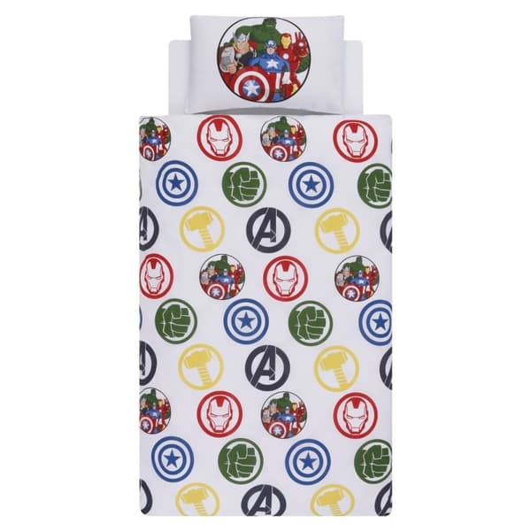 Marvel Avengers Påslakan med logotyp