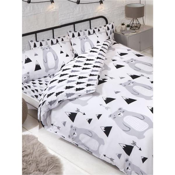 PriceRightHome Scandi Bear påslakan