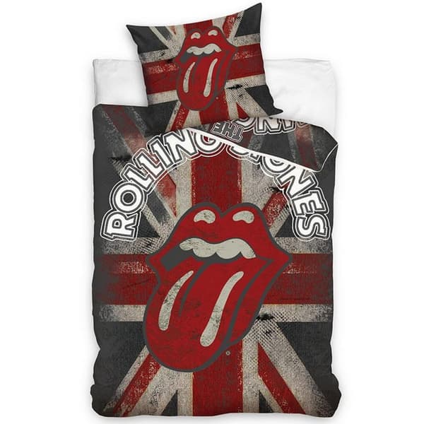 The Rolling Stones Påslakan med Union Jack-överdrag Red/White/Blue Single