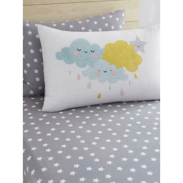 Clouds and Stars Fitted Sheet Set