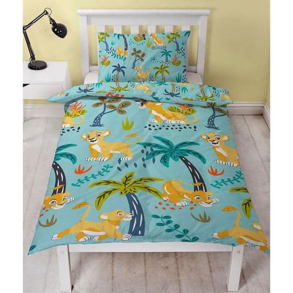 The Lion King Hakuna Matata påslakan Turquoise/Green/Yellow Single