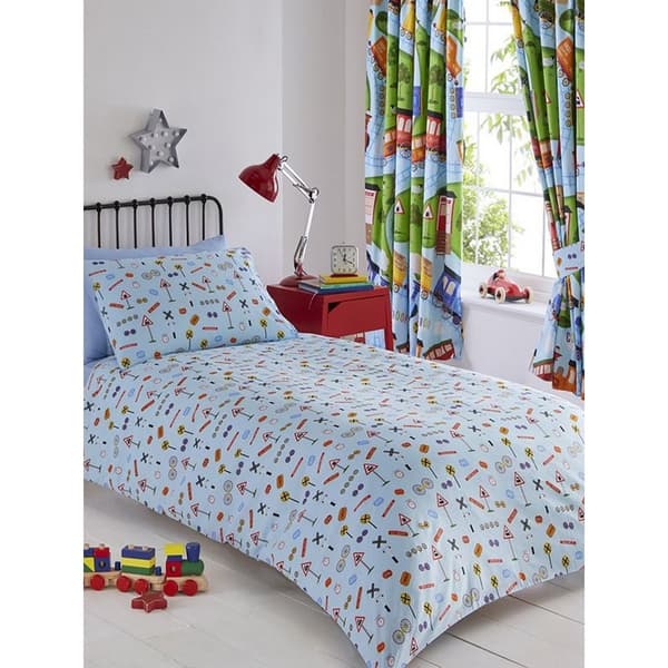 Train Track Duvet Cover Set