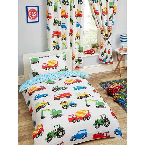 PriceRightHome Childrens/Kids Trucks & Transport Duvet Cover Set